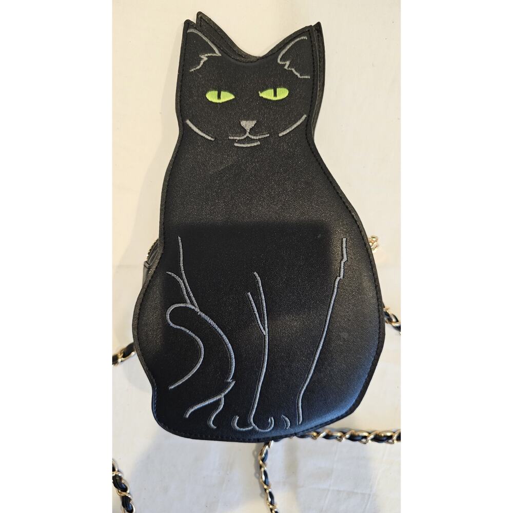 Black Cat Single Shoulder Chain Cute Messenger Cross Body Purse